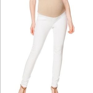 Jessica Simpson White Maternity Jeans S